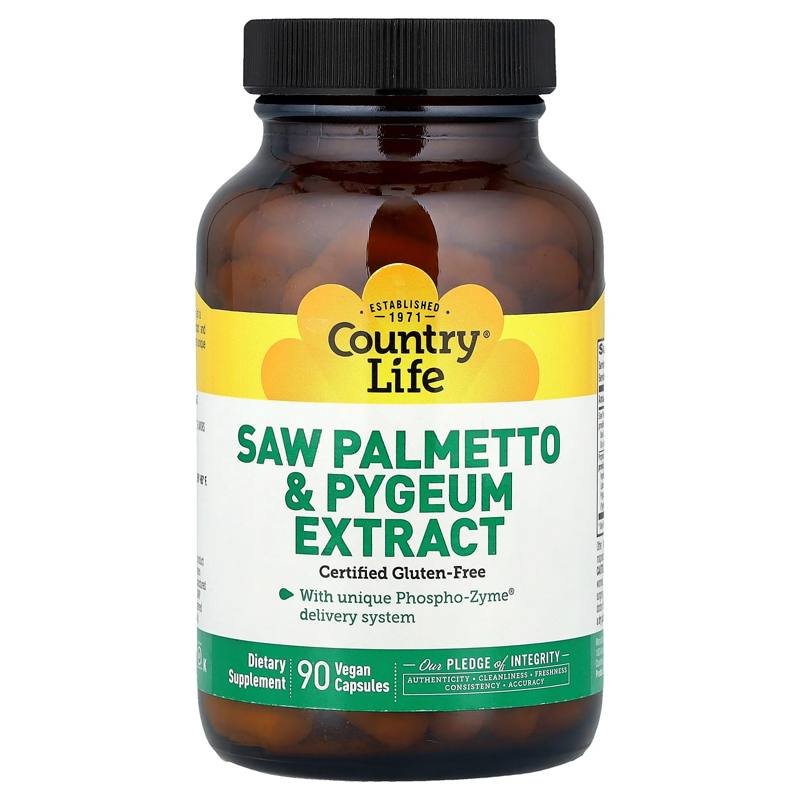 2 X Country Life, Saw Palmetto & Pygeum Extract, 90 Vegan Capsules