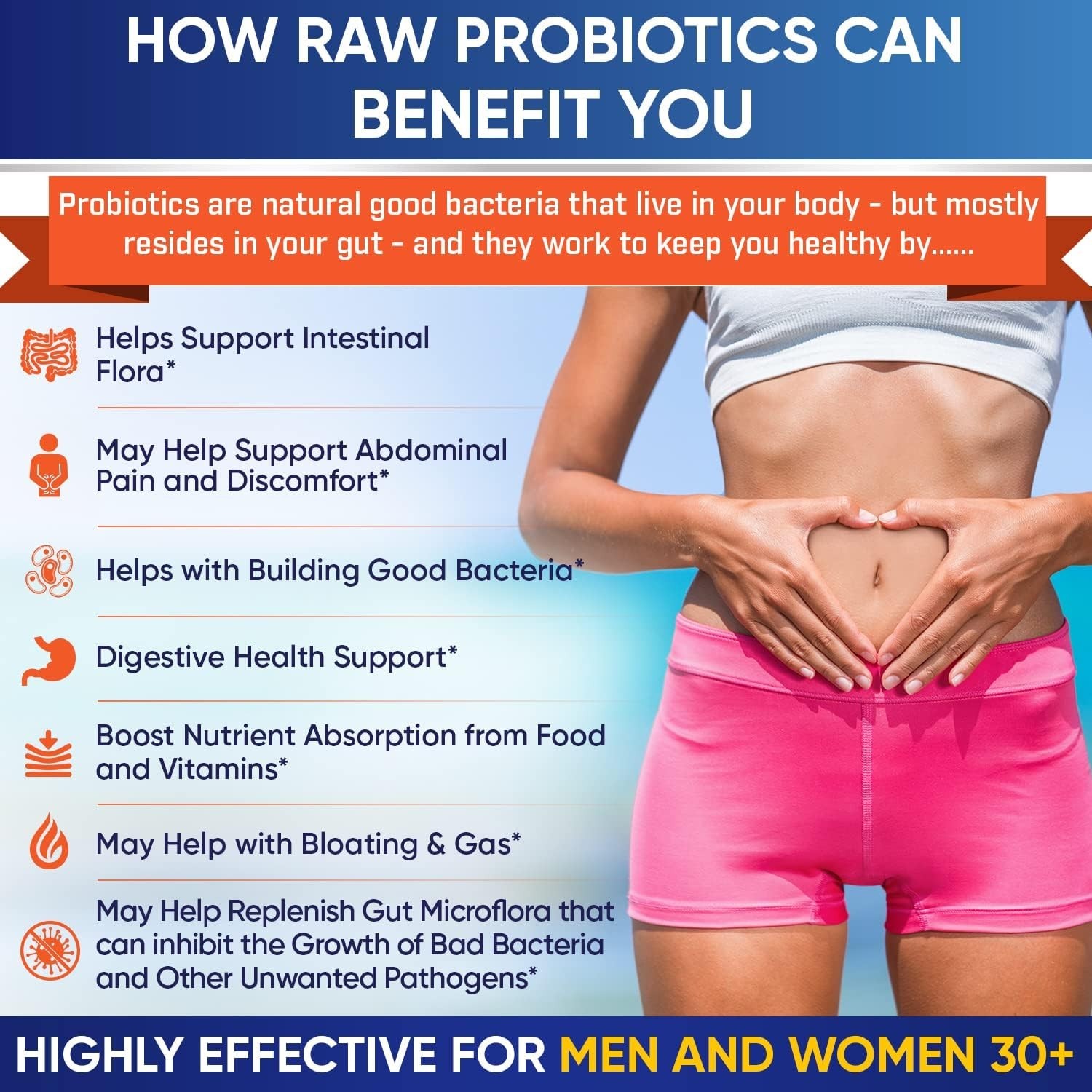 Shelf Stable Organic Probiotics – 100 Billion CFU for Optimal Health Support