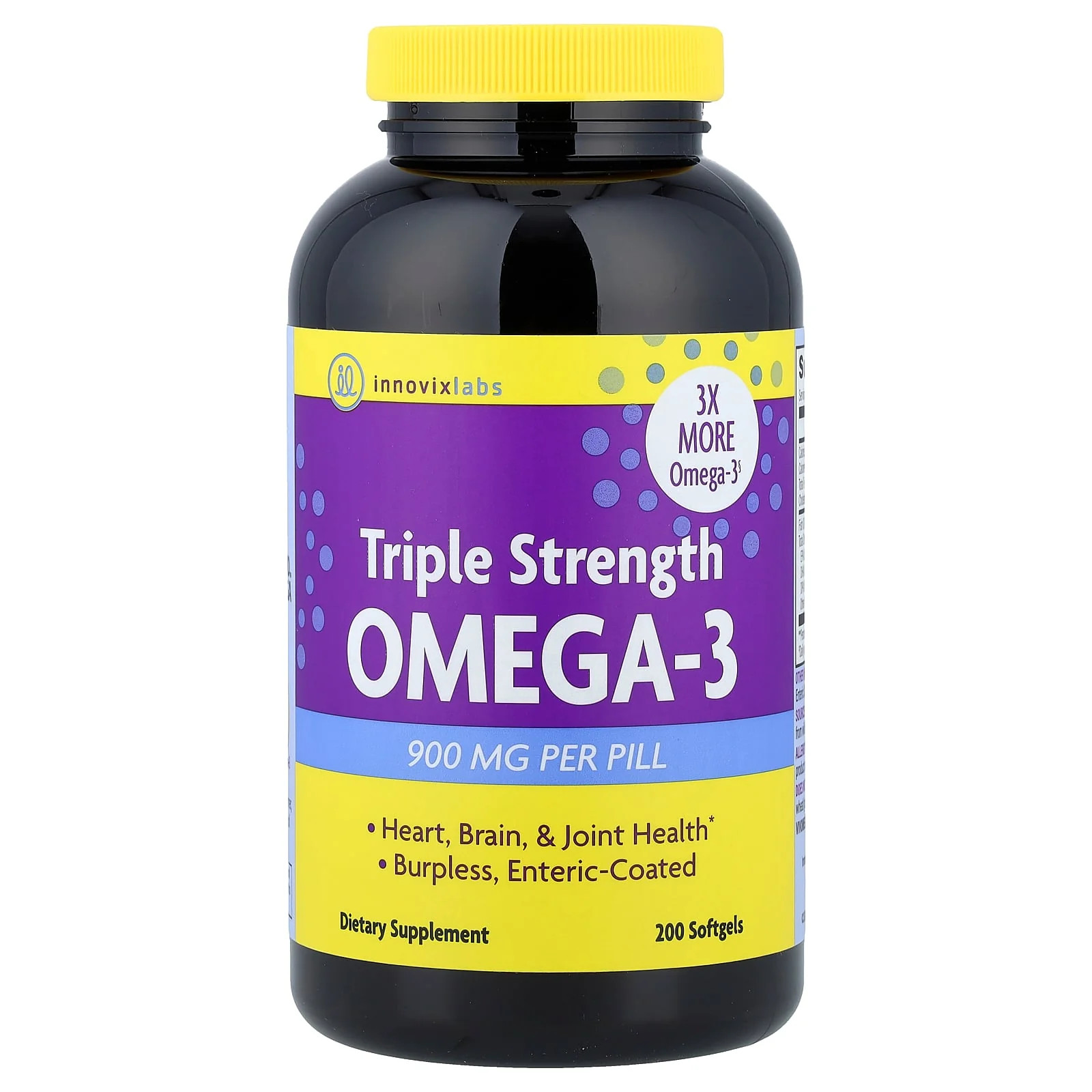 2 X InnovixLabs, Omega-3, 900 mg, 200 Softgels