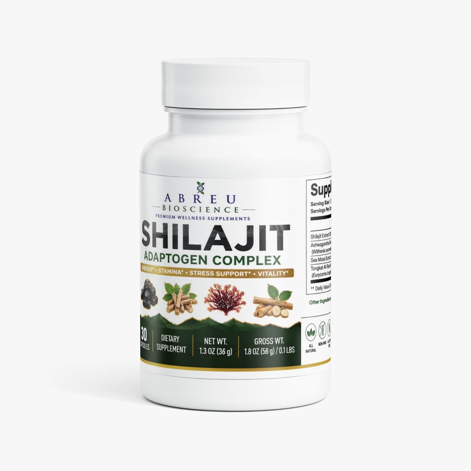 Shilajit Adaptogen Complex