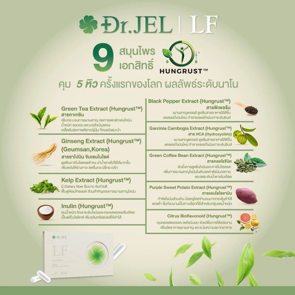 3X Dr Jel LF Dietary Supplement Natural Herbal Vitamins Health Dr. Jel 10 Capsul