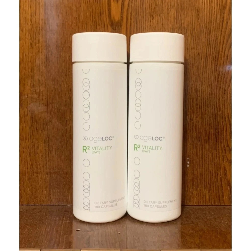 Nu Skin Pharmanex ageLOC R2 Vitality Day Supplement 180 Capsules (Pack of 2)