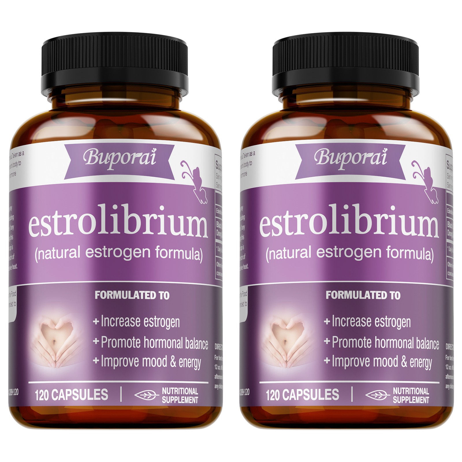 Estrolibrium 240pcs – Relieves Hot Flashes, Night Sweats, Vaginal Dryness