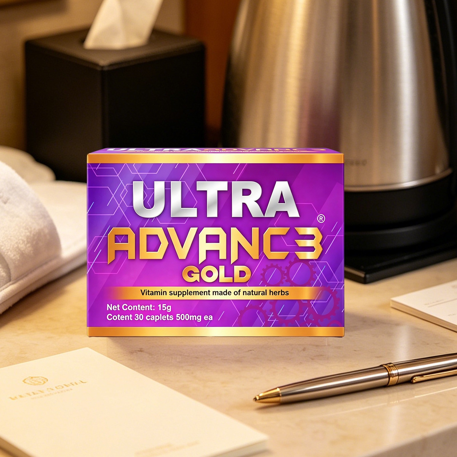 Ultra Advance Vitamin & Mineral Supplement 30 Capsules 500 mg