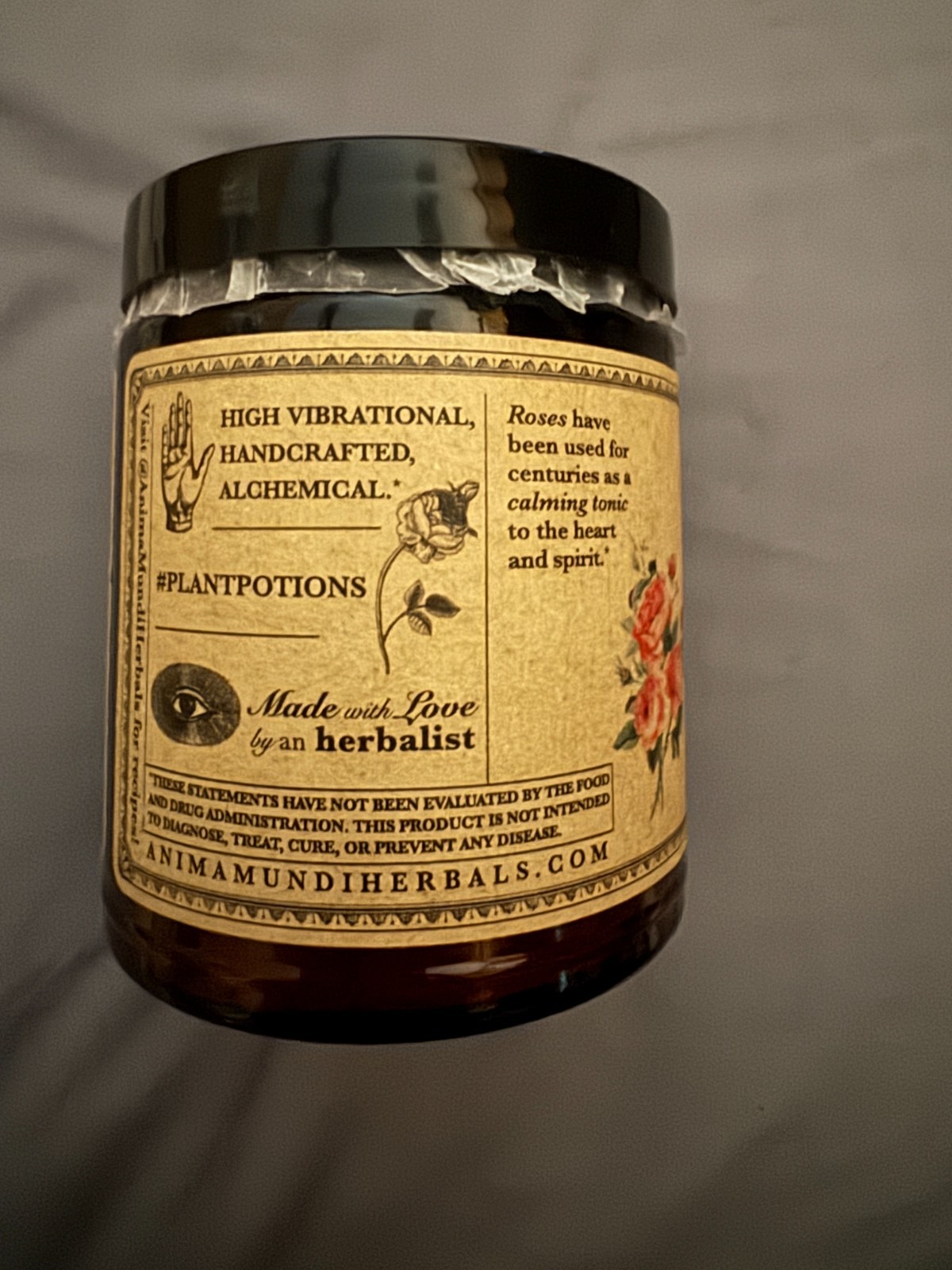 Anima Mundi Apothecary ROSE Herbal Suplement 2.5 Oz (Exp 08/27) Sealed
