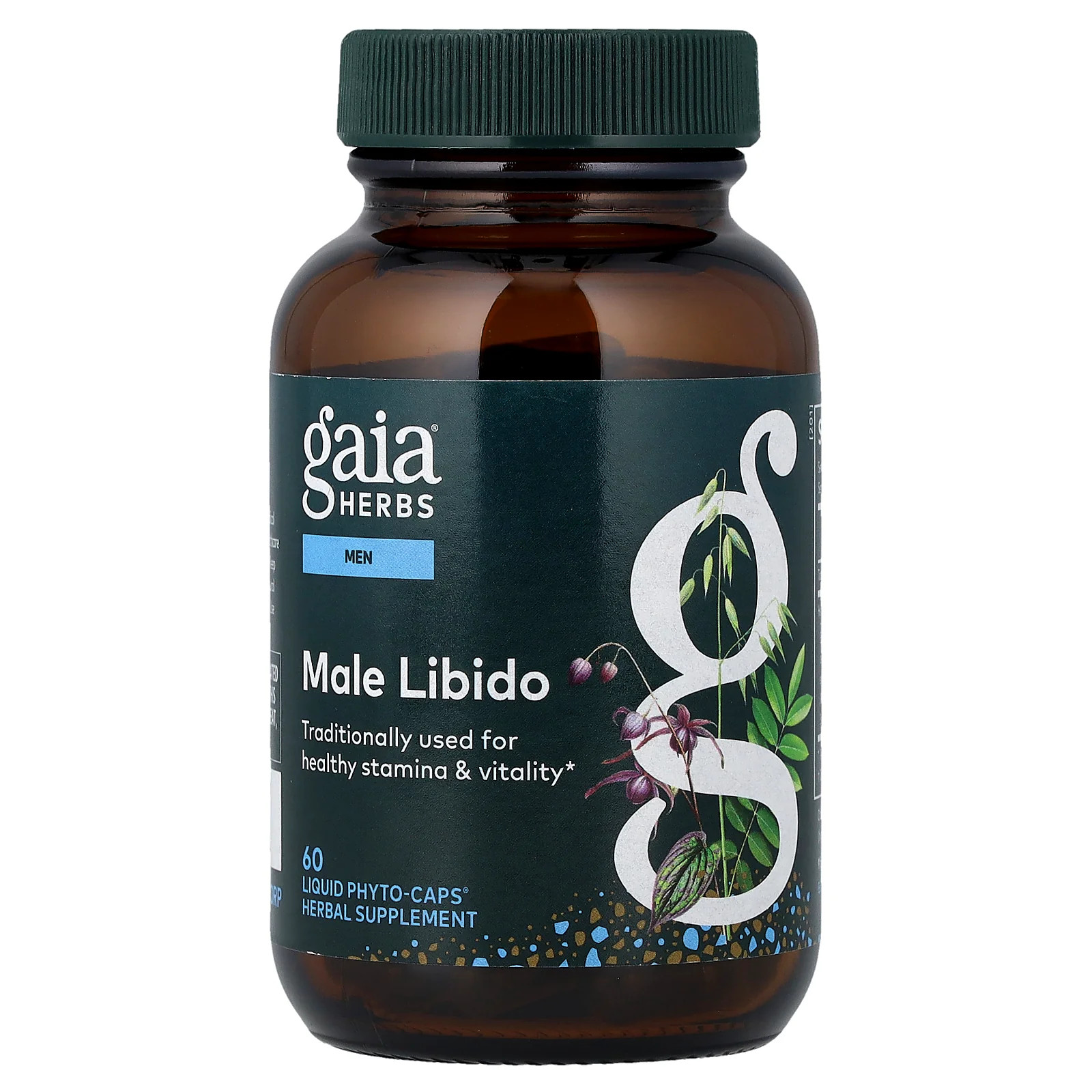 2 X Gaia Herbs, Men, Male Libido, 60 Liquid Phyto-Caps�