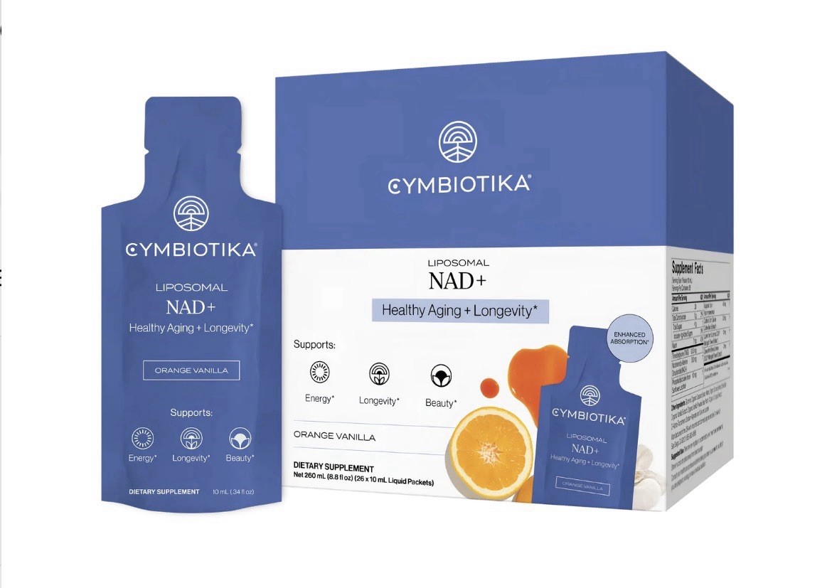 Cymbiotika Liposomal NAD+ Orange Vanilla 26 Packets Exp 01/27 New Sealed