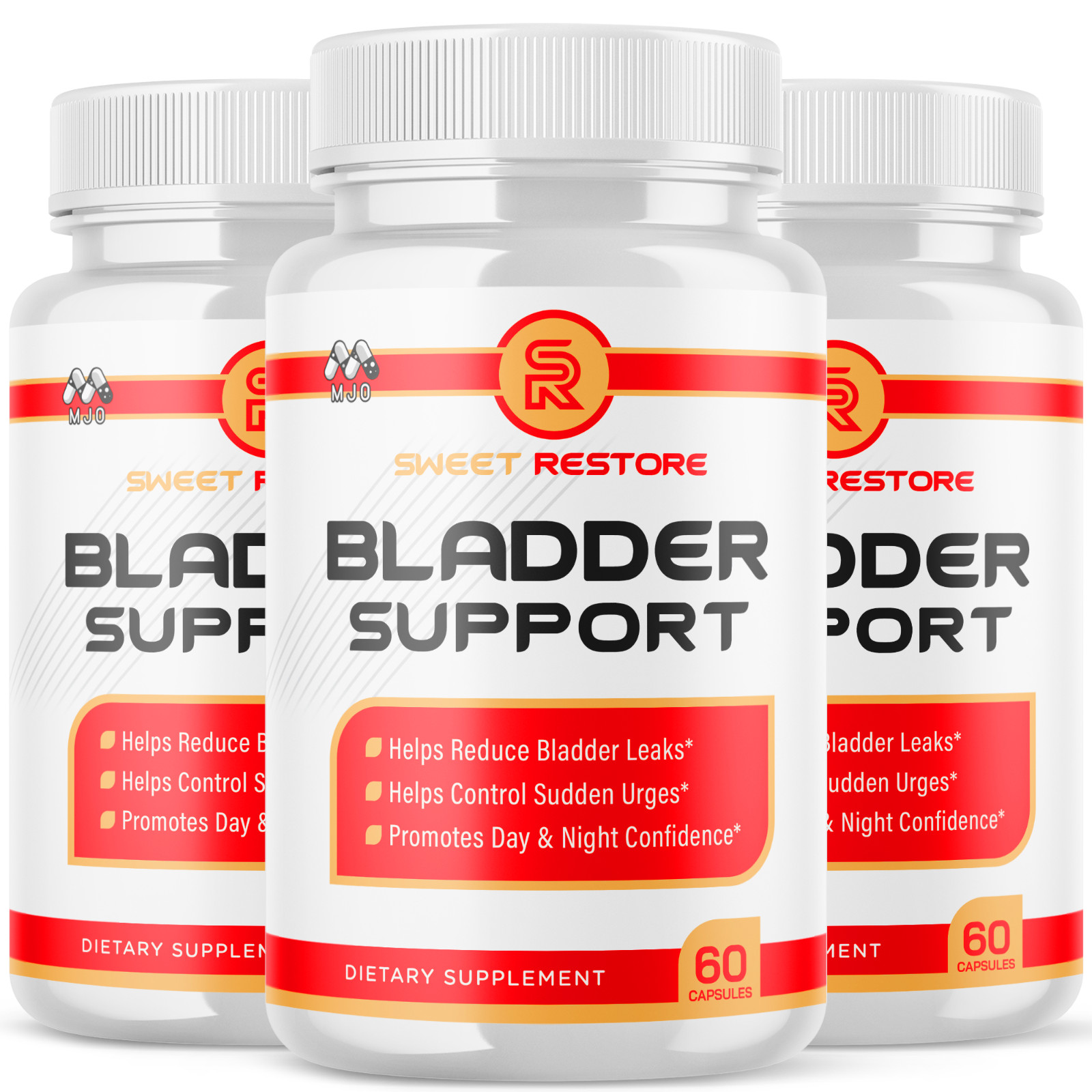 (3 Pack) Sweet Restore Bladder Control Advanced Bladder Supplement 180 Capsules