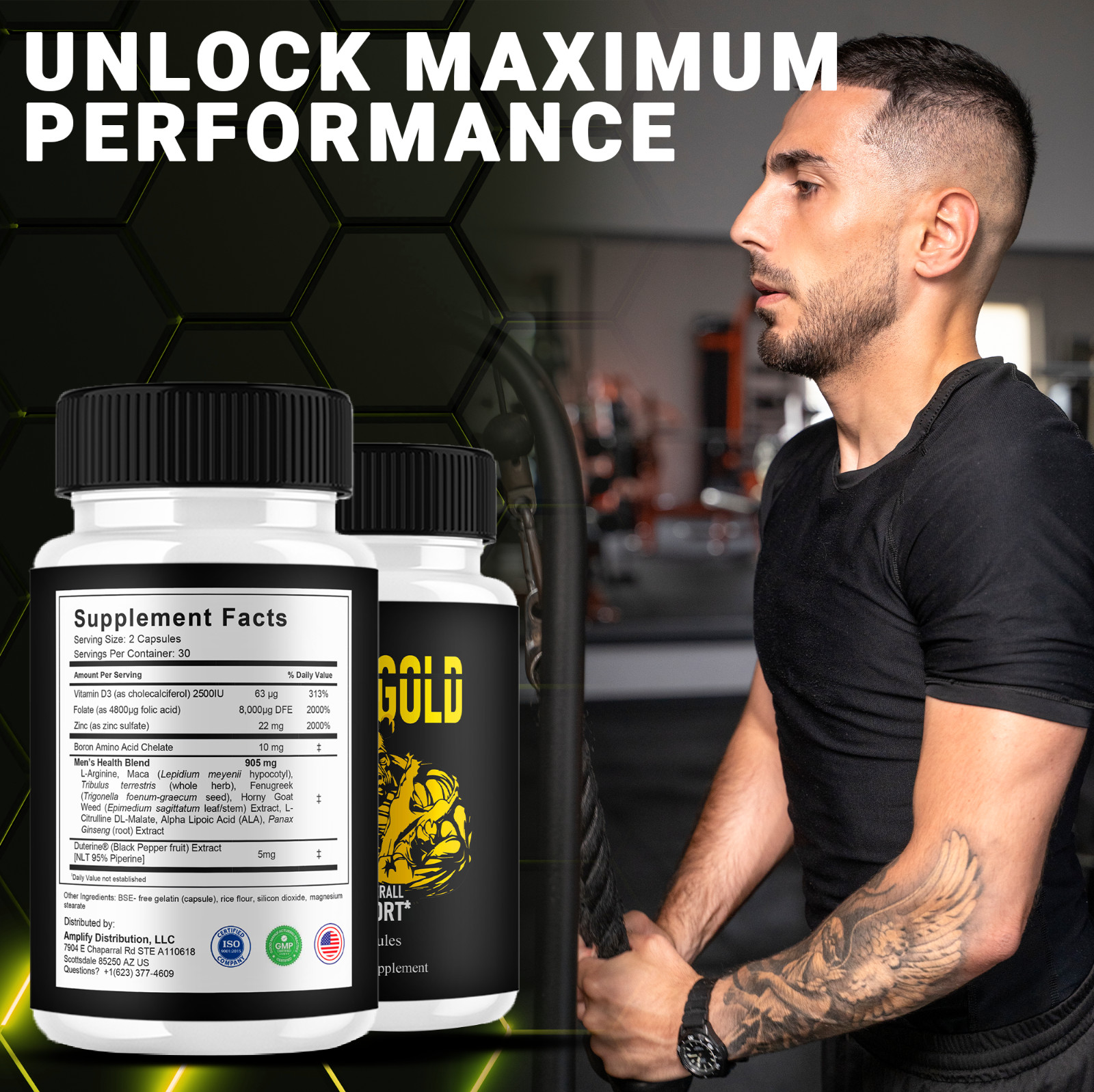 Ultra Gold Supplement UltraGold Max Performance Formula (60 Capsules)