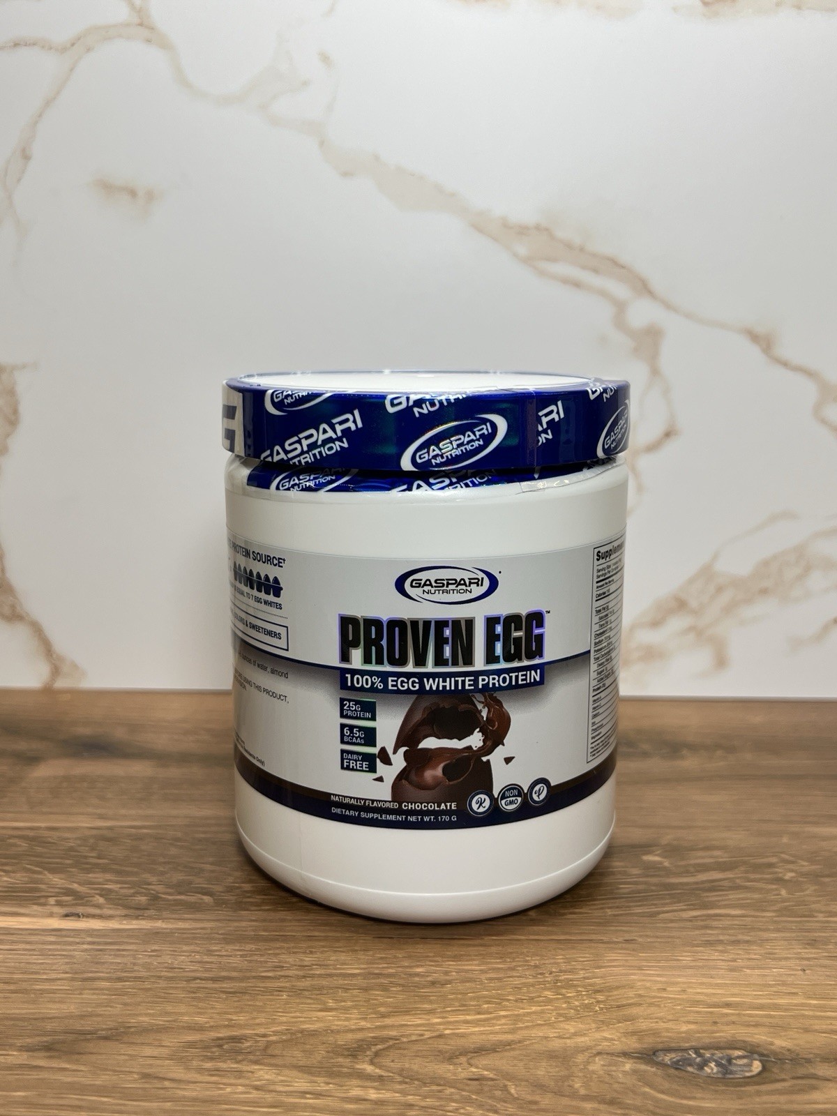 Gaspari Nutrition Egg White Protein Powder Chocolate Dairy-Free 170g