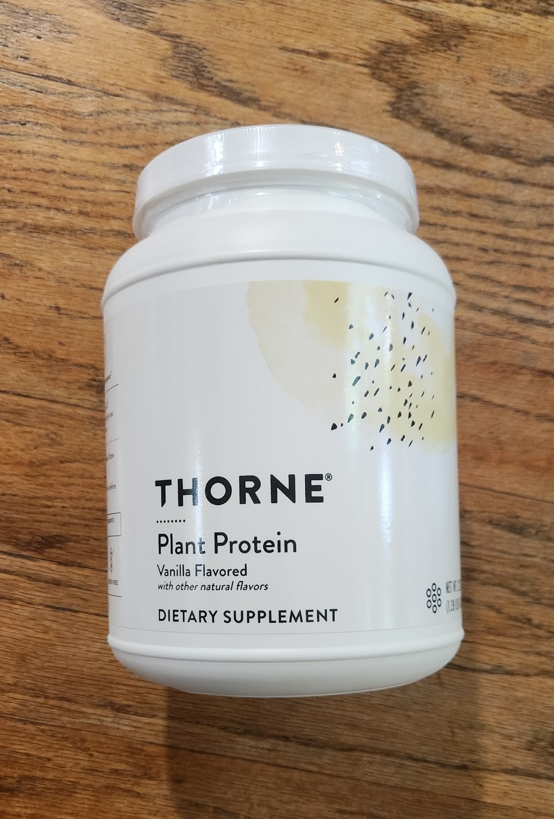 Thorne Plant Protein Powder Vanilla Plant-Based Vegan ~20 Servings SP628