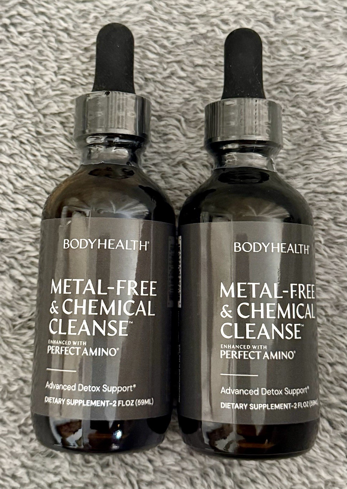 BodyHealth Metal-Free & Chemical Cleanse 2 Pack Sealed 2 oz Each Detox Support