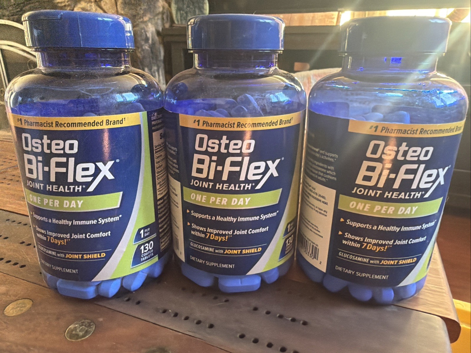 Lot 3 OSTEO BI-FLEX BI FLEX 130 ct X 3 = 390 ct Coated Tablets Joint Health LQQK