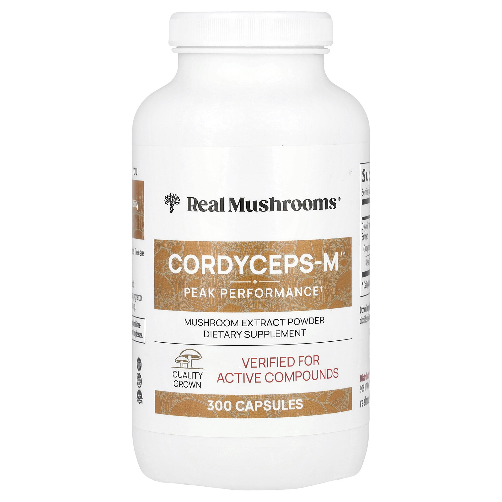 Cordyceps-M™, Mushroom Extract Powder, 300 Capsules