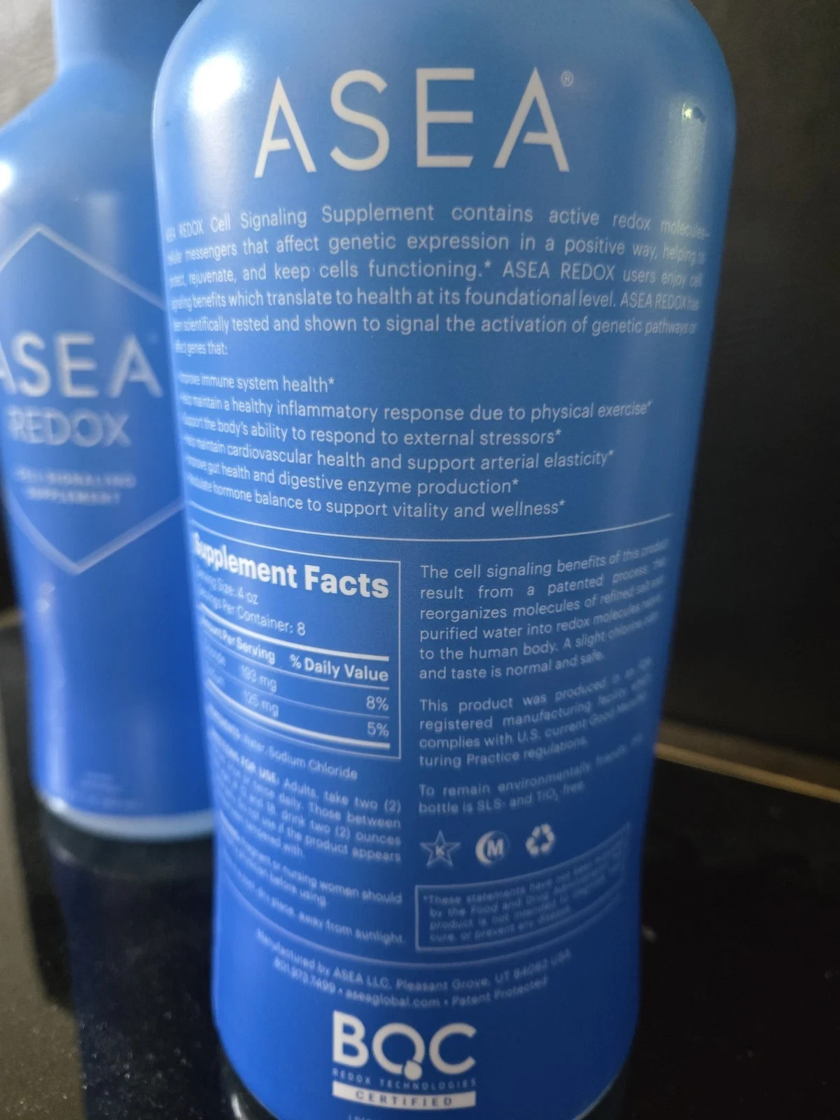 2 Bottles of ASEA Redox Supplement (32 oz. each) – Exp. 01/2028