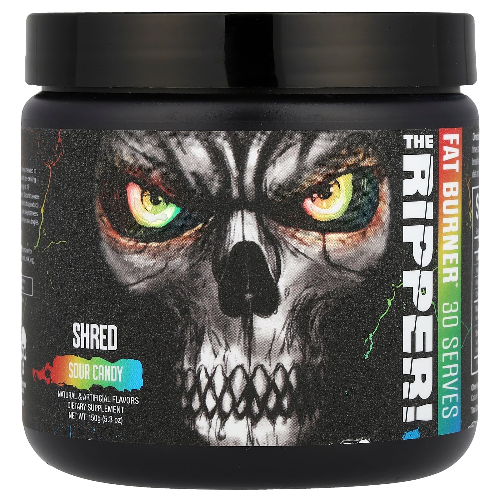 2 X JNX Sports, The Ripper, Fat Buner, Sour Candy, 5.3 oz (150 g)