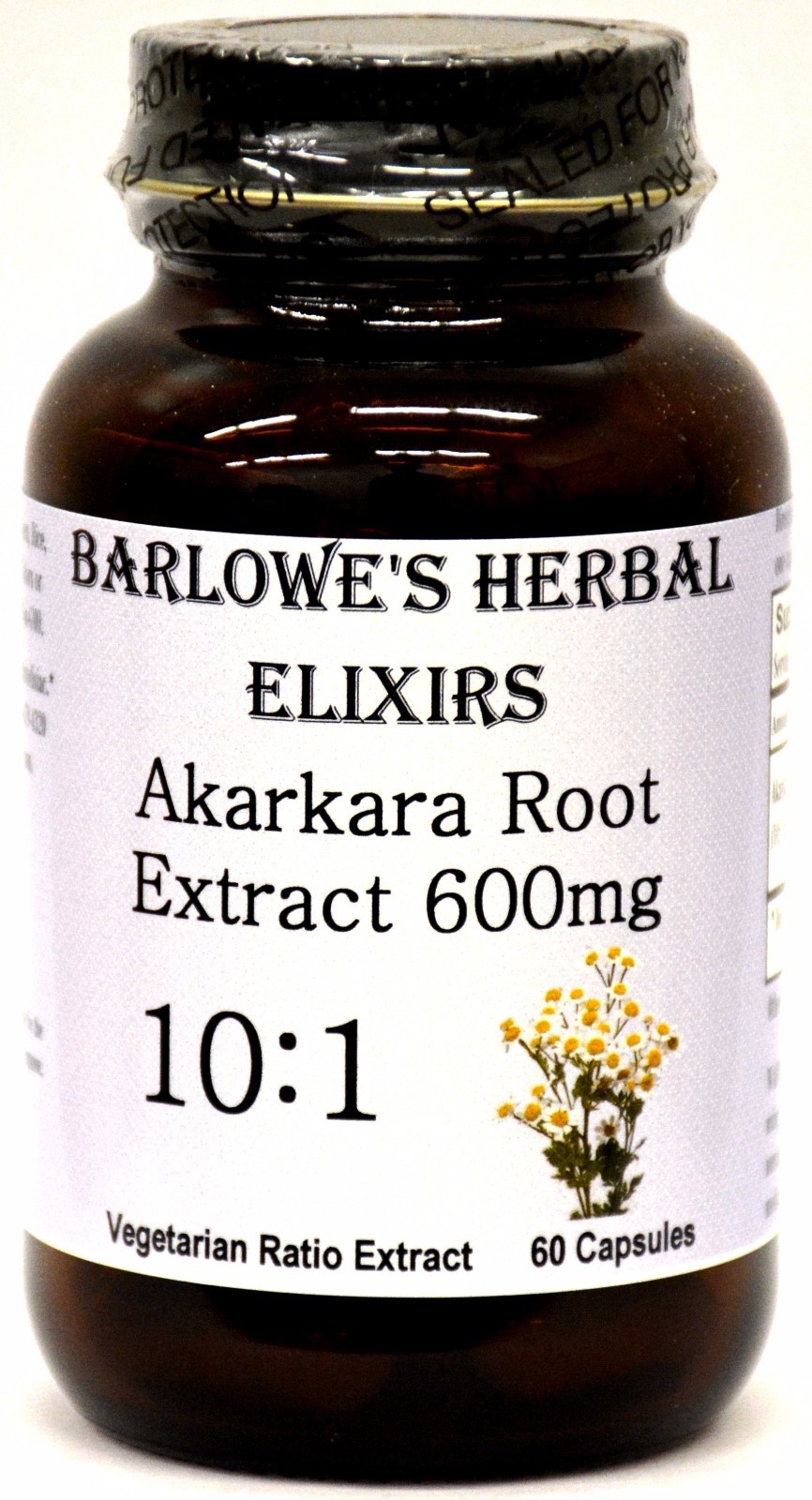 Akarkara 10:1 Extract (Anacyclus Pyrethrum) Stearate Free, Bottled in Glass!