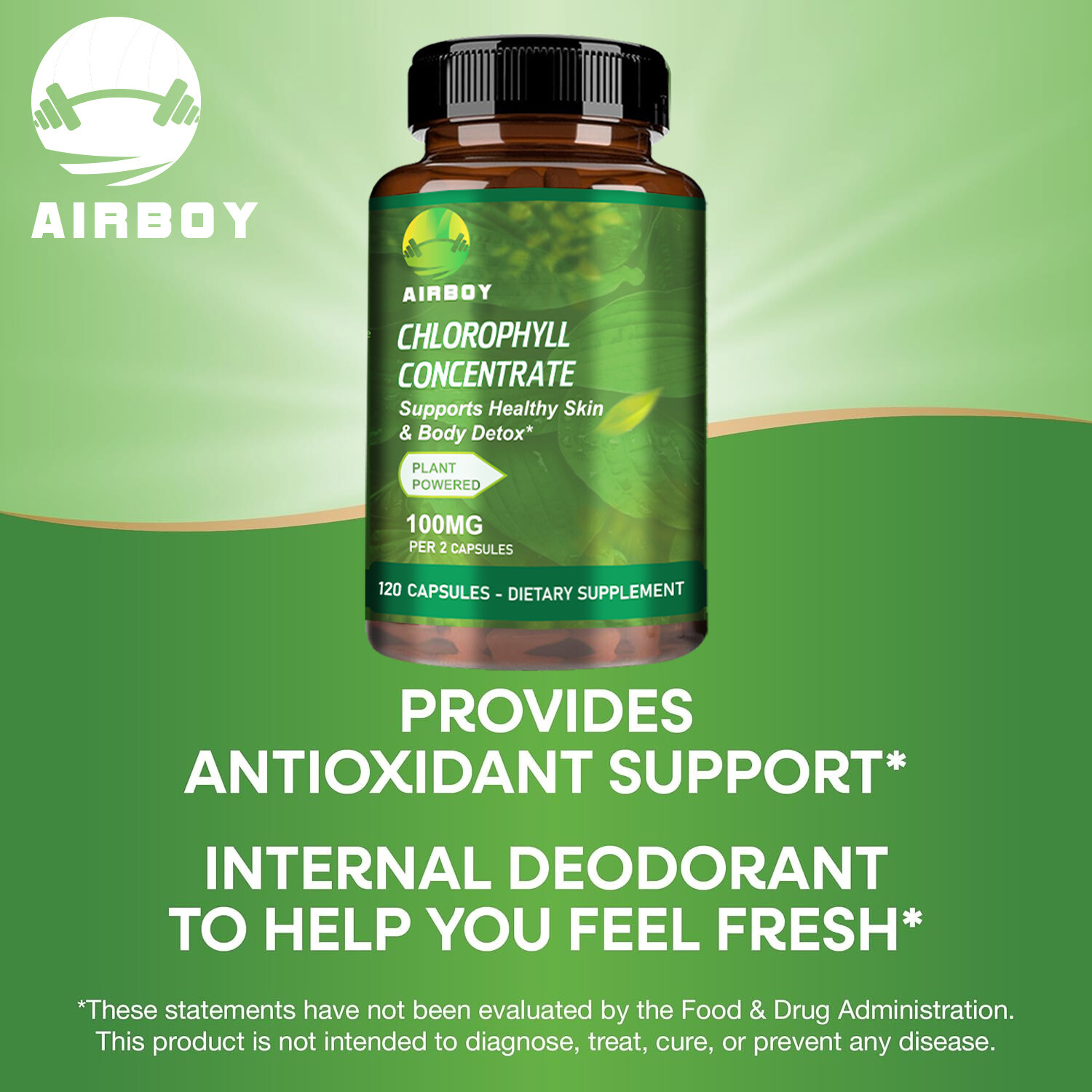Chlorophyll Concentrate-Skin Health,Internal Deodorization,Detox,Immune Support