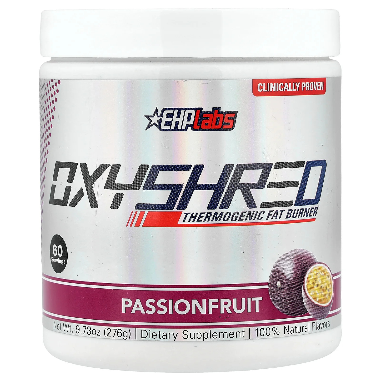2 X EHPlabs, OxyShred, Thermogenic Fat Burner, Passionfruit, 9.73 oz (276 g)