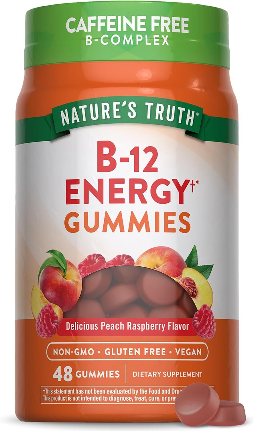 Vitamin B12 Gummies | 48 Count | B Complex | Non-GMO | by Nature’s Truth