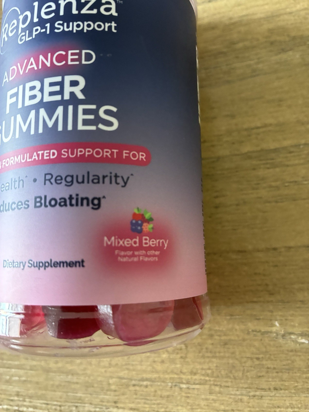 2 New Replenza GLP-1 Support Gut Plus Fiber, Aminos & Collagen Mixed Berry 02-28