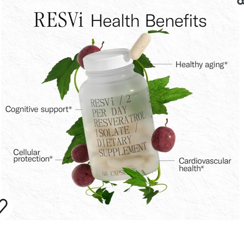 FOREVER YOUNG RESVi 600 mg Trans Resveratrol Antioxidant 60 Caps Exp 07/25