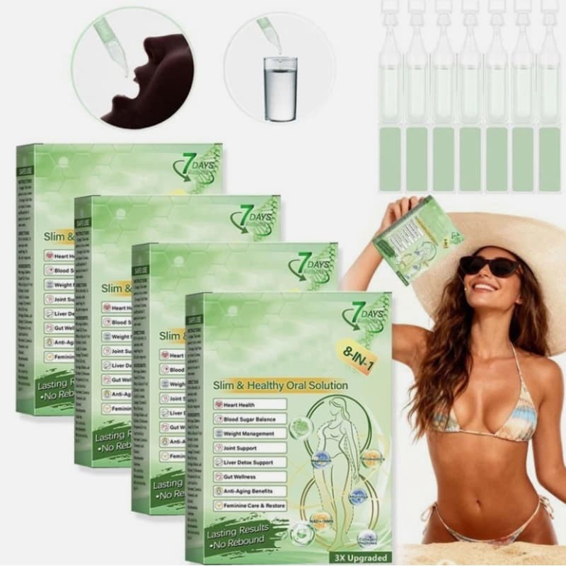 For Weight Loss Health Solution Upgrade 8-in-1 Oral Liquid & Sugar Blood Support