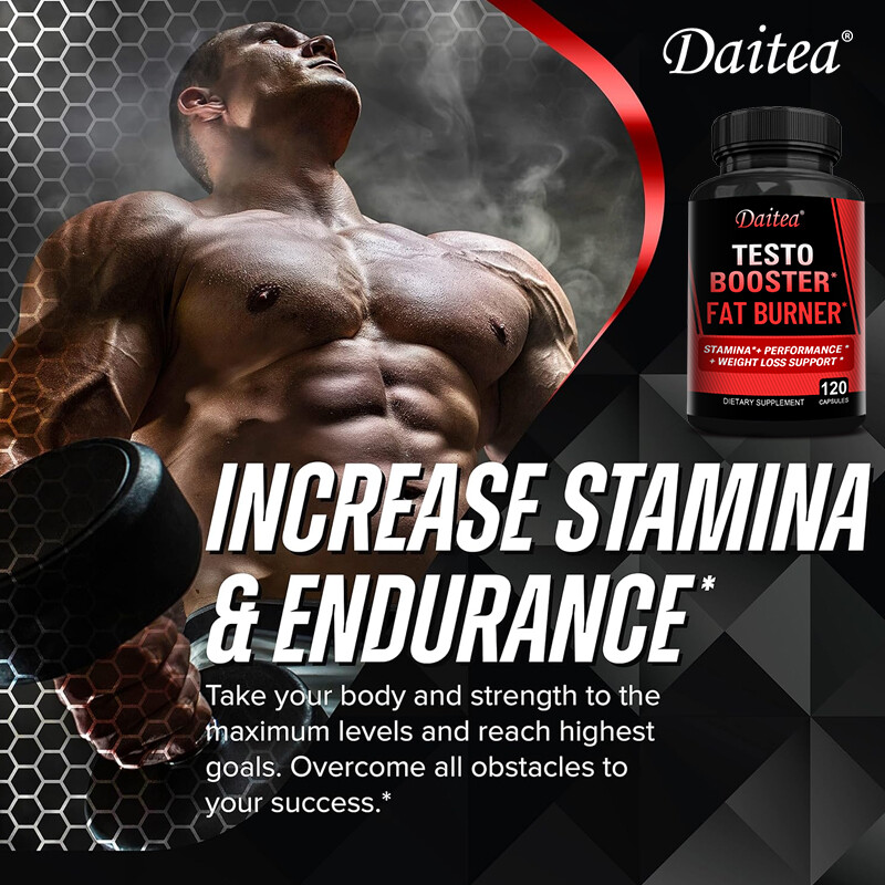 TESTO BOOSTER-Increase Muscle Mass Strength-Enhance performance Energy Support