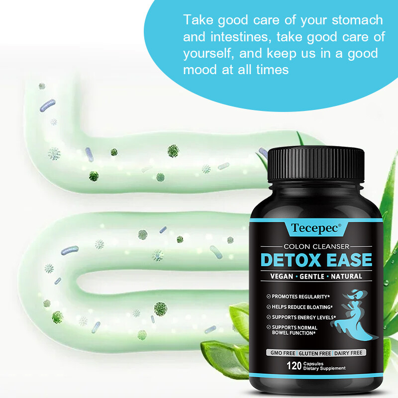 Colon Cleanser Naturally Made with Aloe Vera -Bloating and Detox Cleansing-500Mg