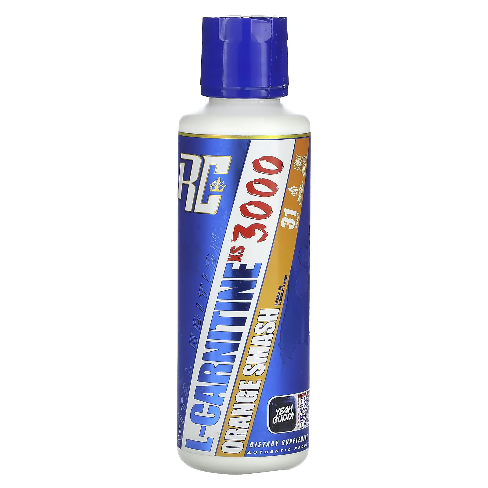 2 X Ronnie Coleman, Vita Edition, L-Carnitine XS 3000, Orange Smash, 16 fl oz (4