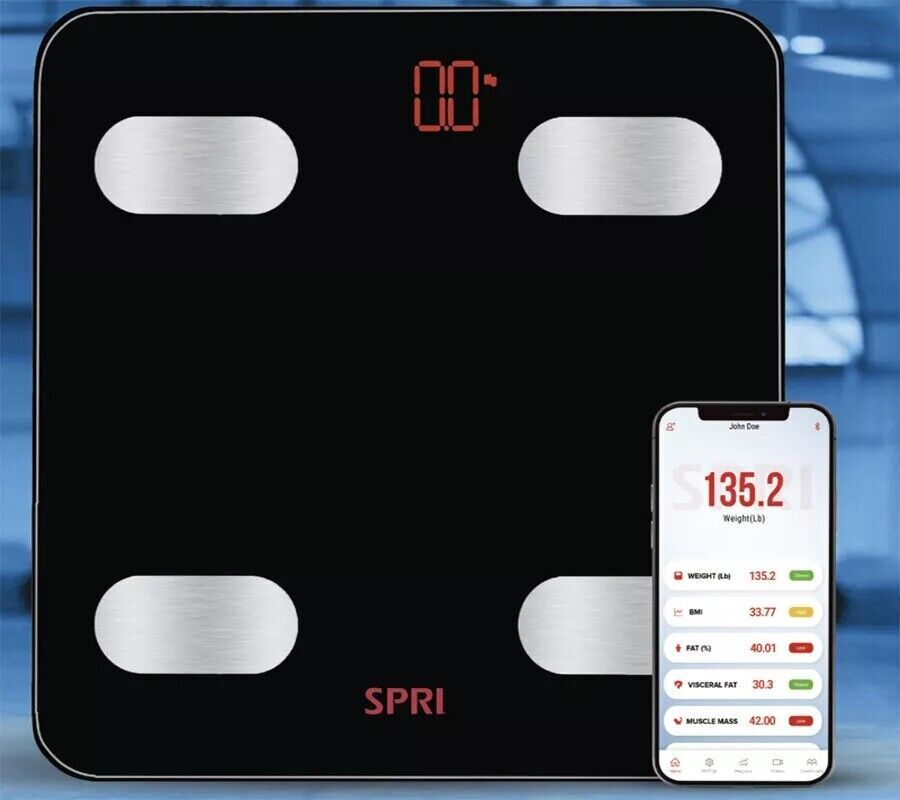 Digital Body Weight Scale Bathroom Scale w/ Backlit LCD Display 400lb/180KG US