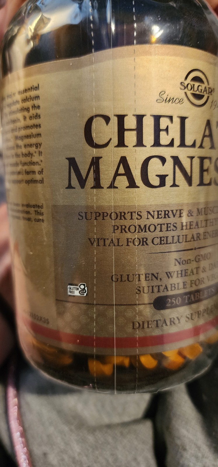 Solgar Chelated Magnesium 250 Tablets New In Box, Safety Sealed PRICE DROP