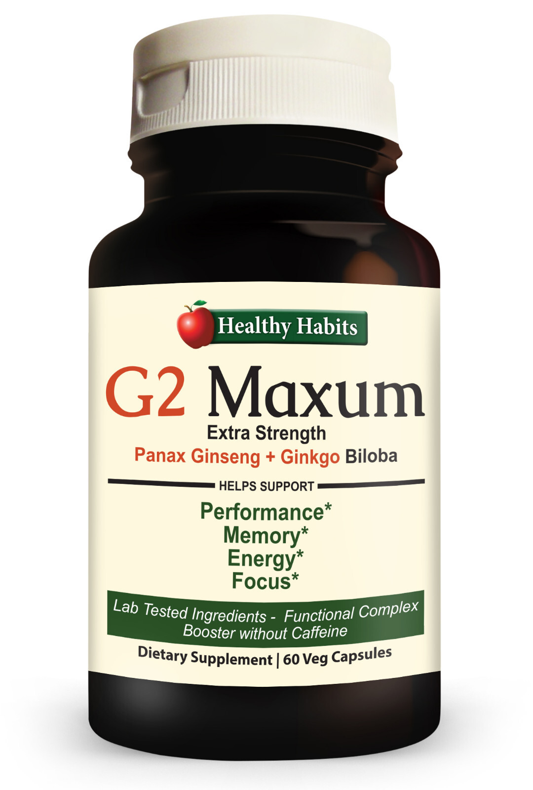 Healthy Habits G2 Maxum – Bottled – 60 Veg Capsules