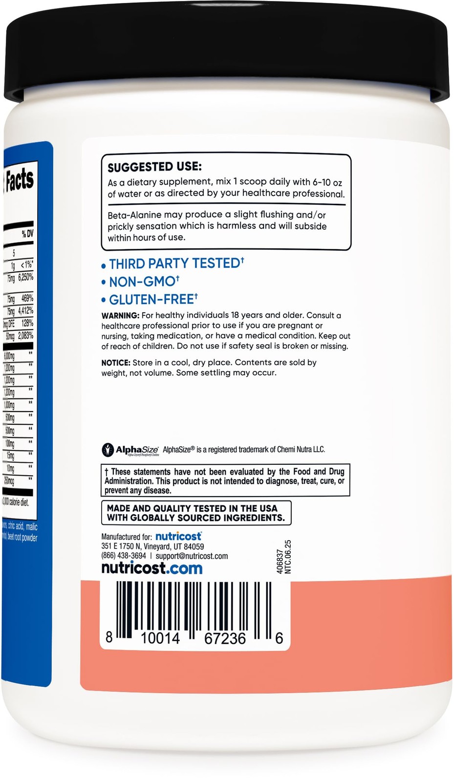 Nutricost Stim-Free Pre-Workout, 30 Servings (Pink 1.04 Pound (Pack of 1)