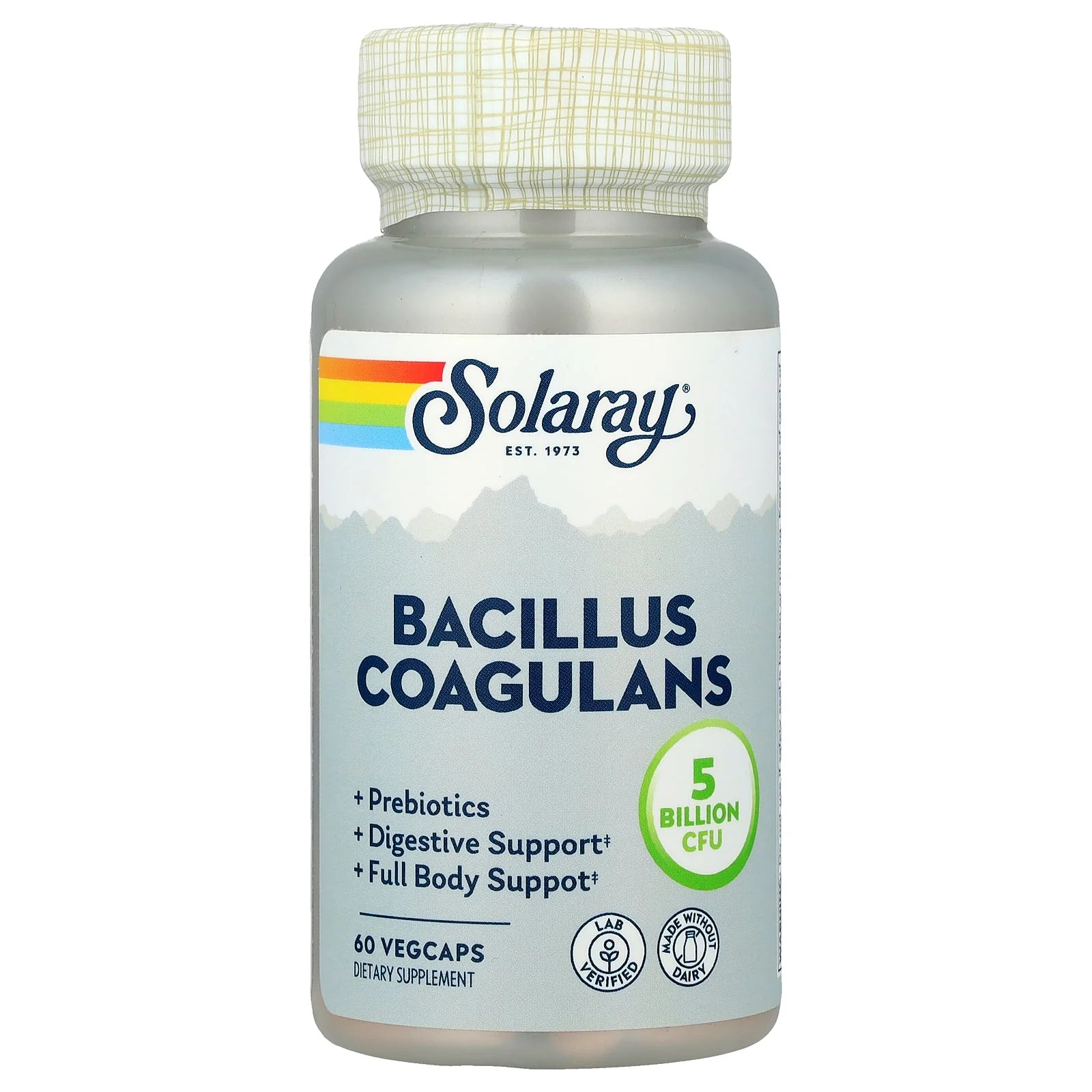 2 X Solaray, Bacillus Coagulans, 60 VegCaps