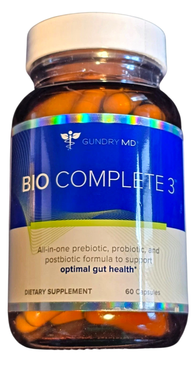 Gundry MD Bio Complete 3 Supplement 60 Capsules Optimal Gut Health – SEALED