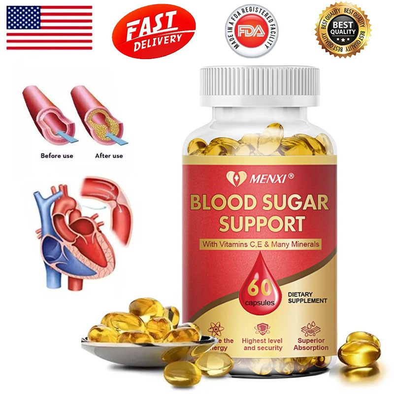 Blood Sugar Balance Supplement – Supports Healthy Blood Sugar Levels 60 Capsules