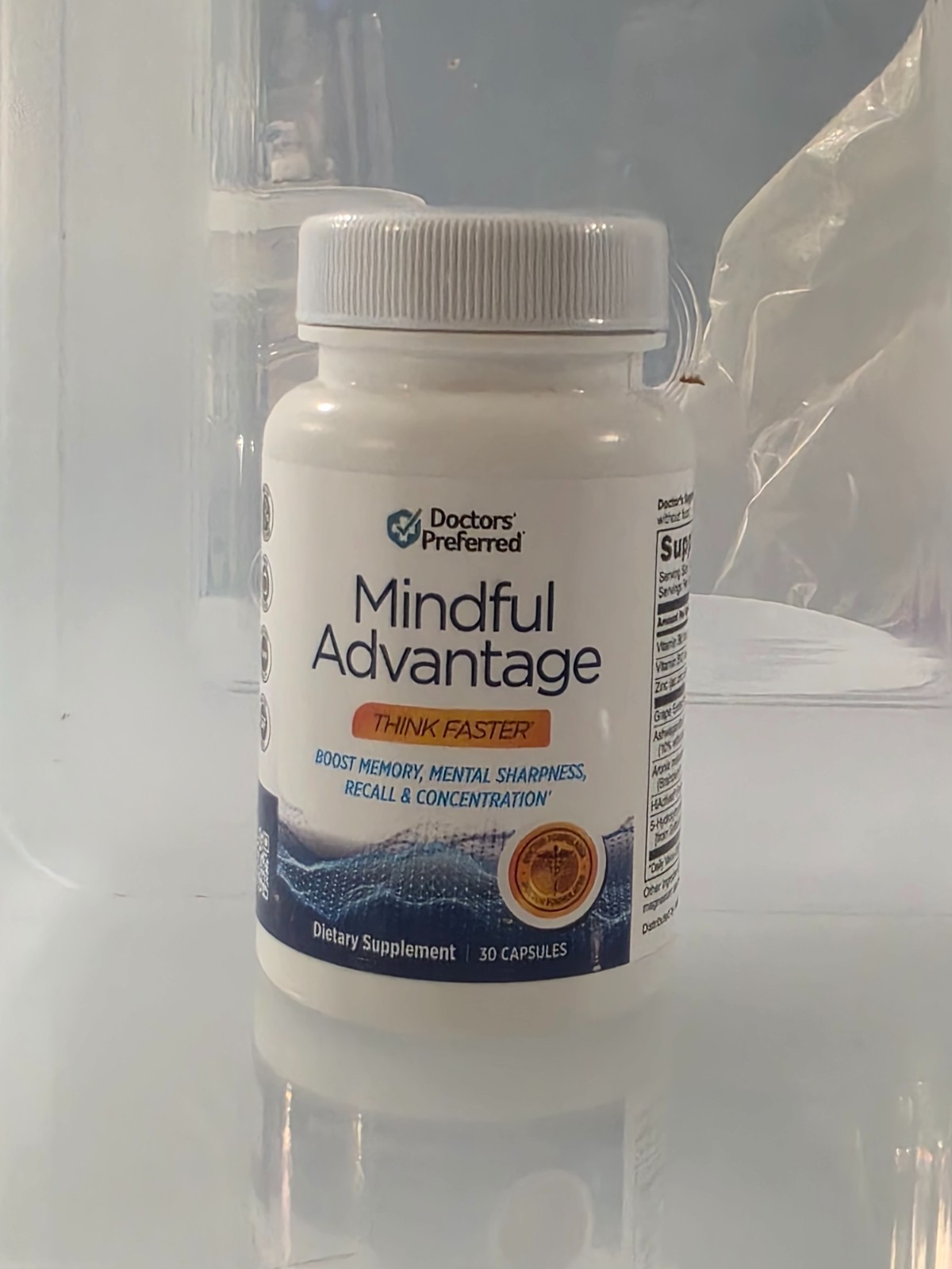 Mindful Advantage Brain Memory Focus Supplement – 30 Caps