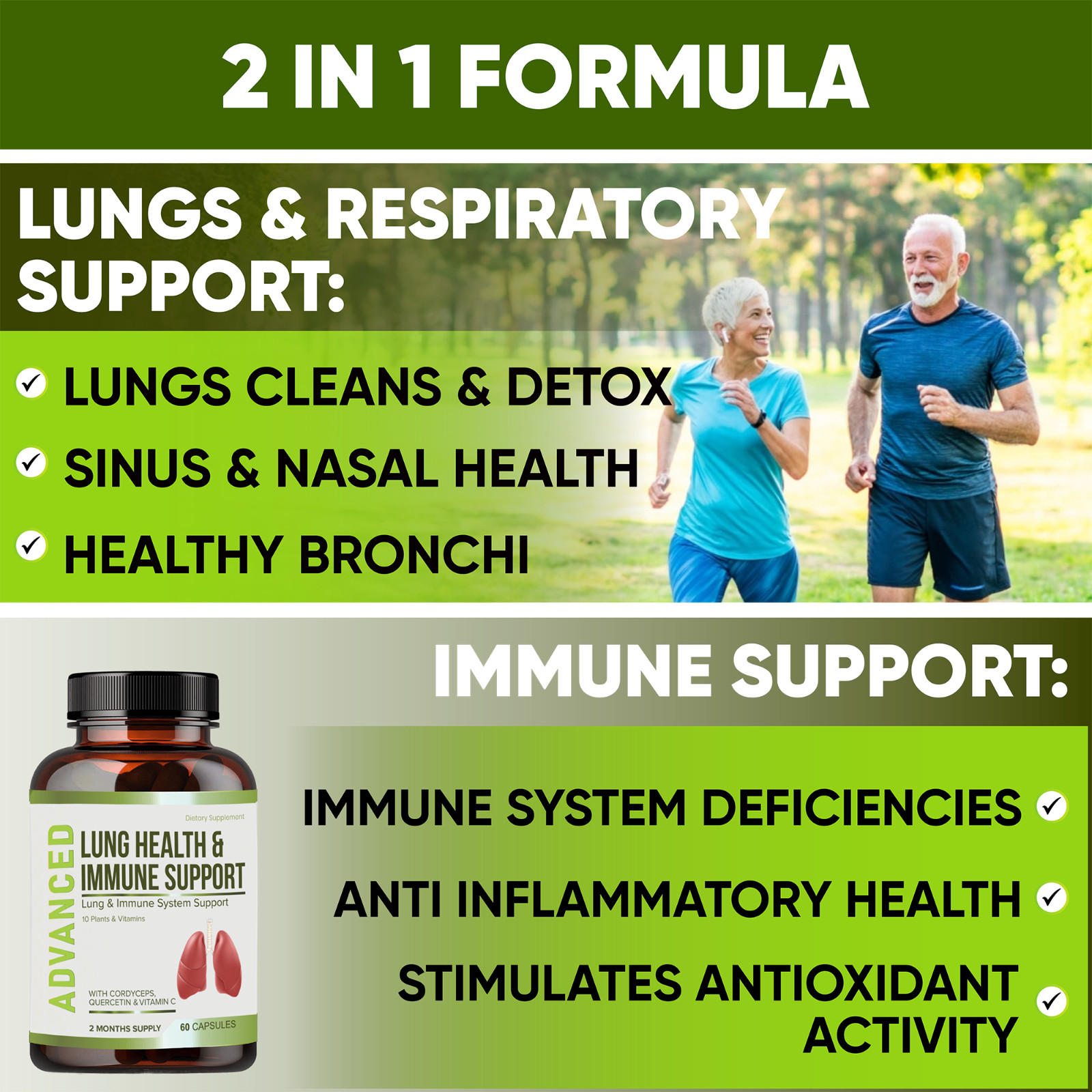 Lung Health & Immune Support Supplement – Lung Cleanse and Detox With Immunity.