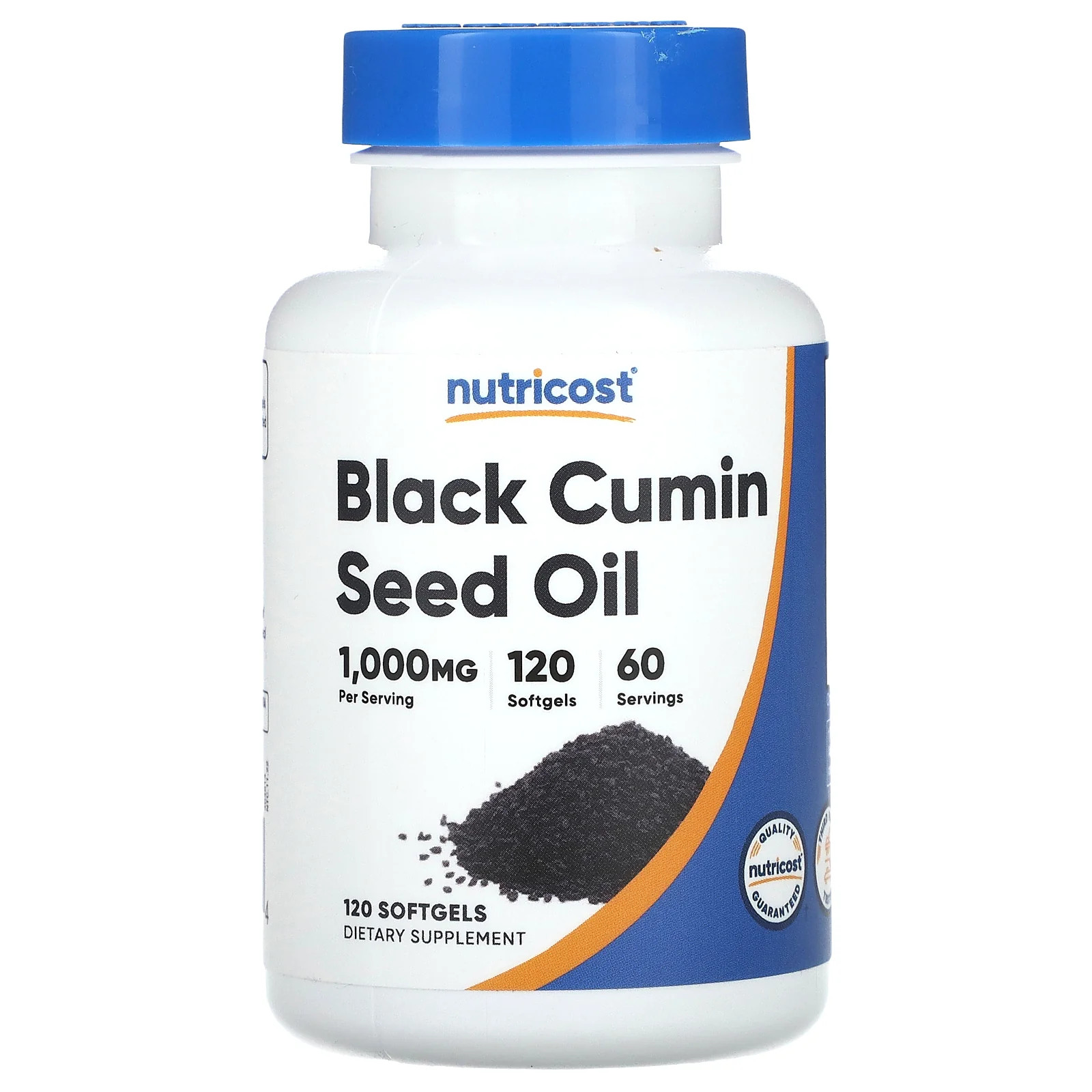 2 X Nutricost, Black Cumin Seed Oil, 120 Softgels (500 mg per Softgel)