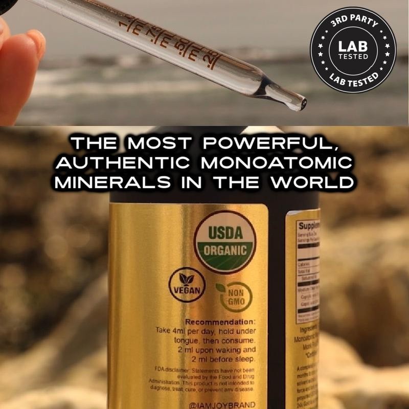 I Am Joy: Ormus Gold Oil Monoatomic Helps to DecalcifyPineal Gland, Repair DNA,