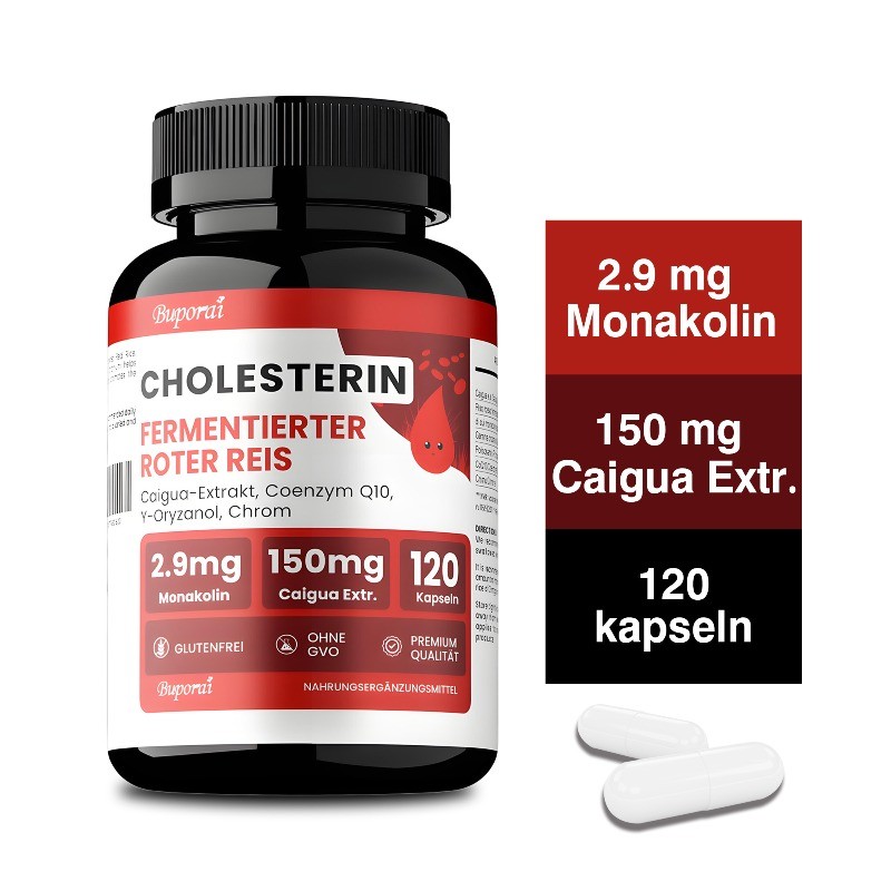 Cholesterol 120pcs, Blood Circulation, Supports Heart and Cardiovascular Health