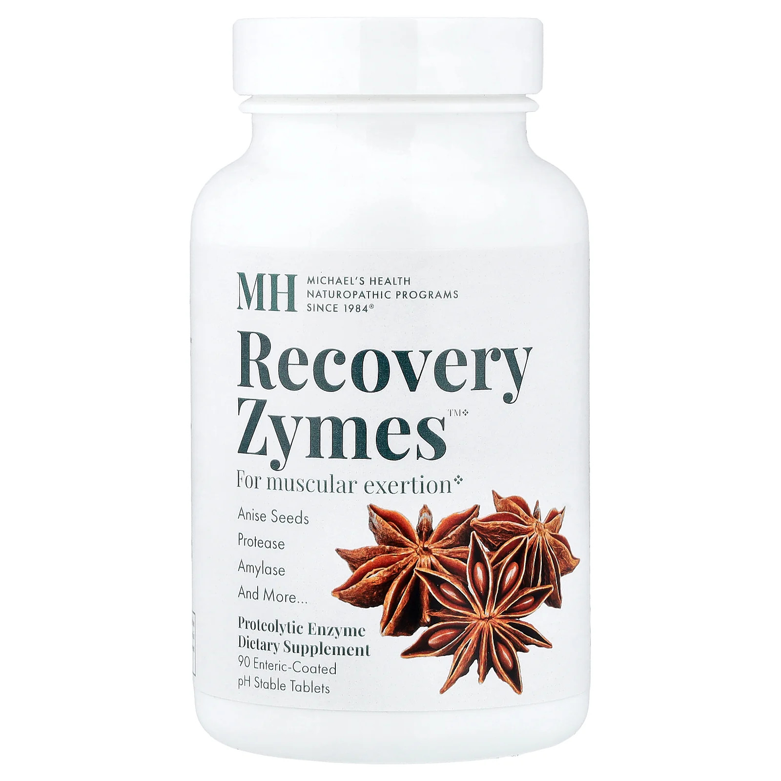 2 X Michael’s Health, Recovery Zymes�, 90 Enteric-Coated pH Stable Tablets