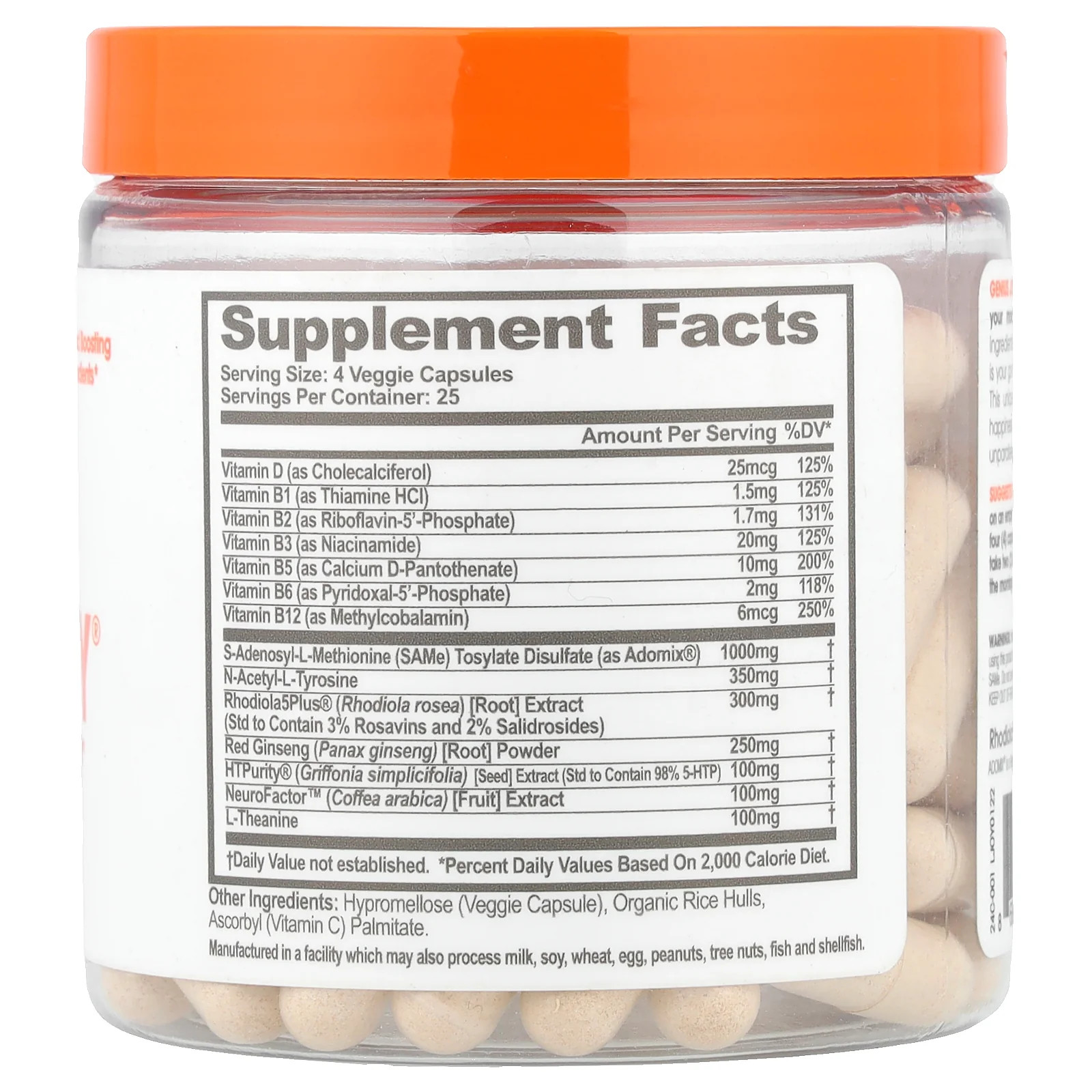 2 X The Genius Brand, Genius Joy�, 100 Veggie Capsules