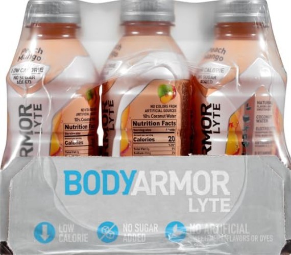 LYTE,Peach Mango,Electrolyte Drink,20 Calories,16 Fl Oz Bottles,Coconut Water…