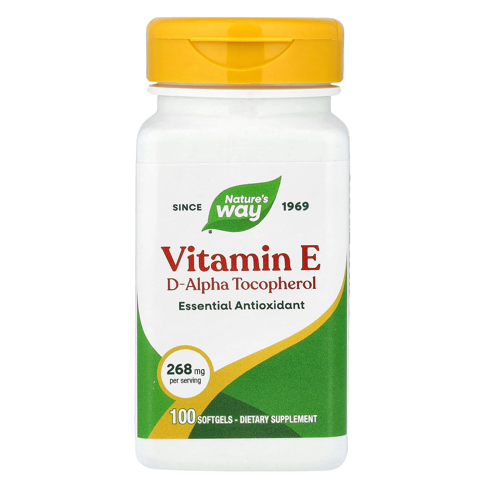 2 X Nature’s Way, Vitamin E, 268 mg, 100 Softgels