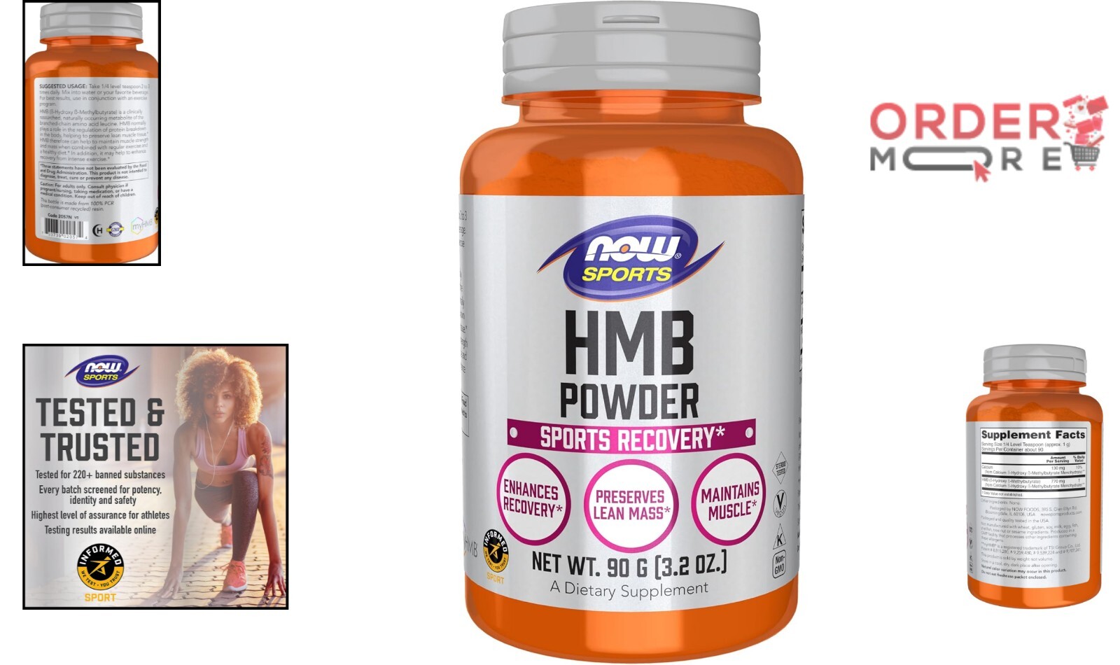 90g HMB β-Hydroxy Methylbutyrate Powder – GMP Certified Sports Recovery Aid