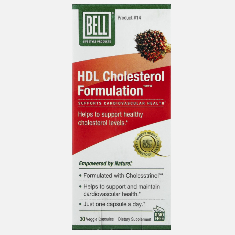Bell Lifestyle, Hdl Cholesterol Formulation, 30 Caps