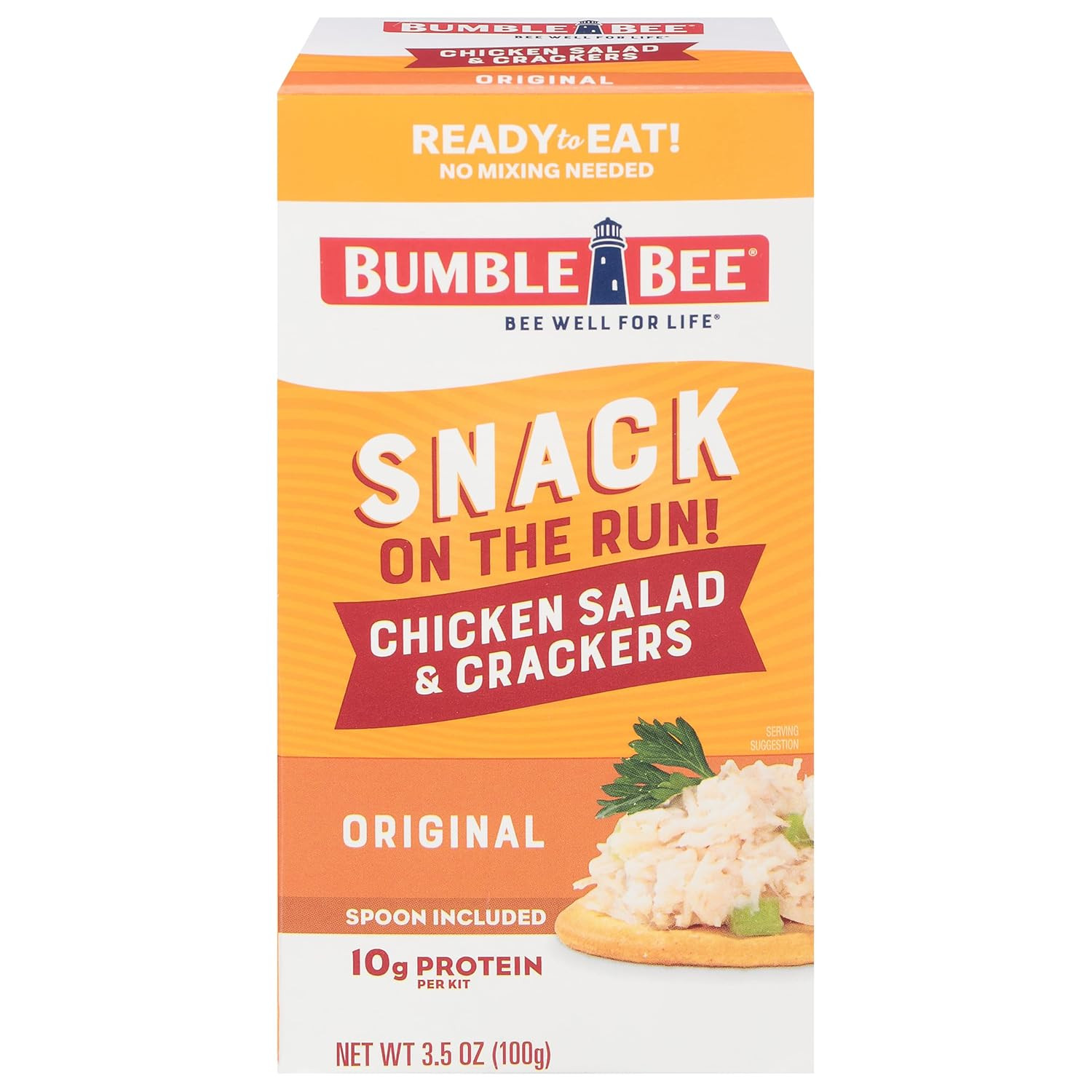 Bumble Bee Snack on the Run! Protein Snack Pack – Original Chicken Salad with Cr