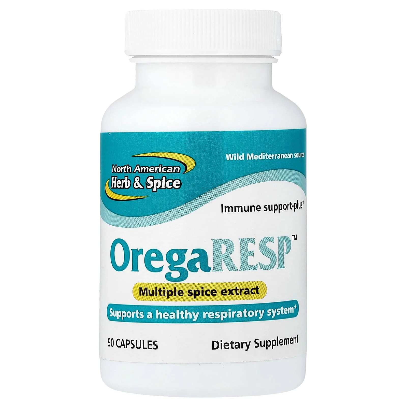 2 X North American Herb & Spice, OregaResp�, Multiple Spice Extract, 90 Capsule
